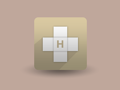 H Icon by Subcutaneo element flat design flat design icons h design iconography icons design