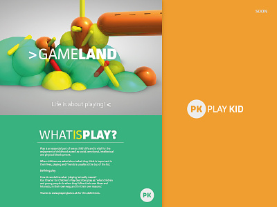Gameland - Play Kid Ad advertising brand design branding brochure design design flyers gameland games play print design