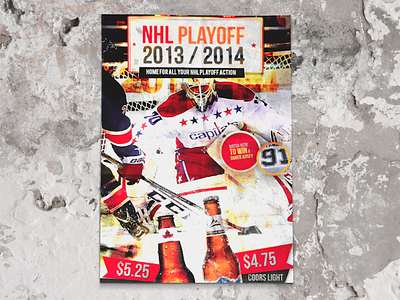 NHL PlayOff Sample Poster - Full Preview advertising brand management nhl poster poster esign postersma fiches publicidad