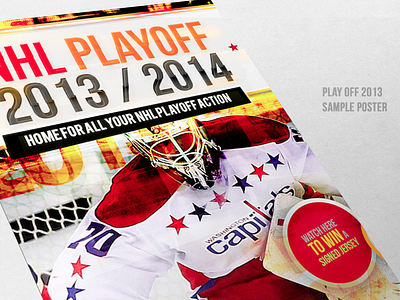 NHL PlayOff Sample Poster - Full Preview