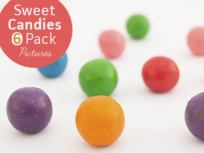 Sweet Candies 6 Pack Pictures