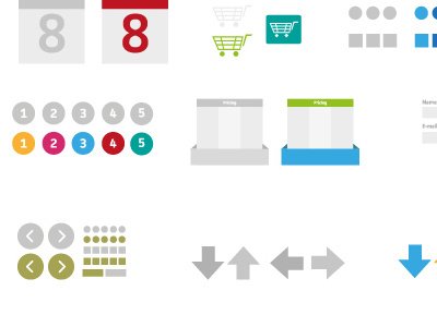 Graphic Elements 2 - Quick WEb Mockup flat flat design icon icon design icon pack iconography mockup web design