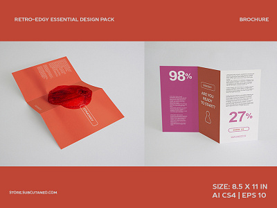 Retro Edgy Brochure Design brochure brochure design design edgy inspirational pack retro