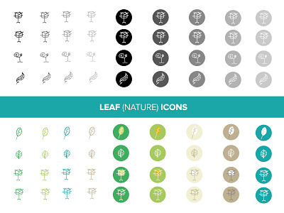 Leaf (Nature) Icons forest green health icon icon design iconography leaf leafs nature nature icons plant tree