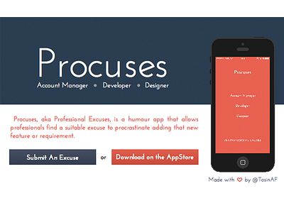 Procuses Website Mockup