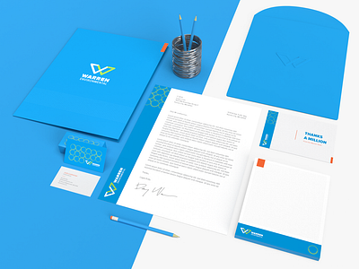 Warren Sample Stationery Design