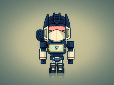 SoundWave [ gif ] after effects character nodoymas robot soundwave t shirt transform transformers vector