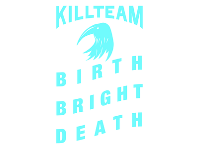 Killteam Crowhead illustration logo vector