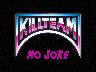 Killteam Gradient illustration logo typography vector
