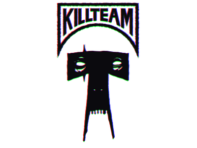 Killteam Warrior illustration logo vector