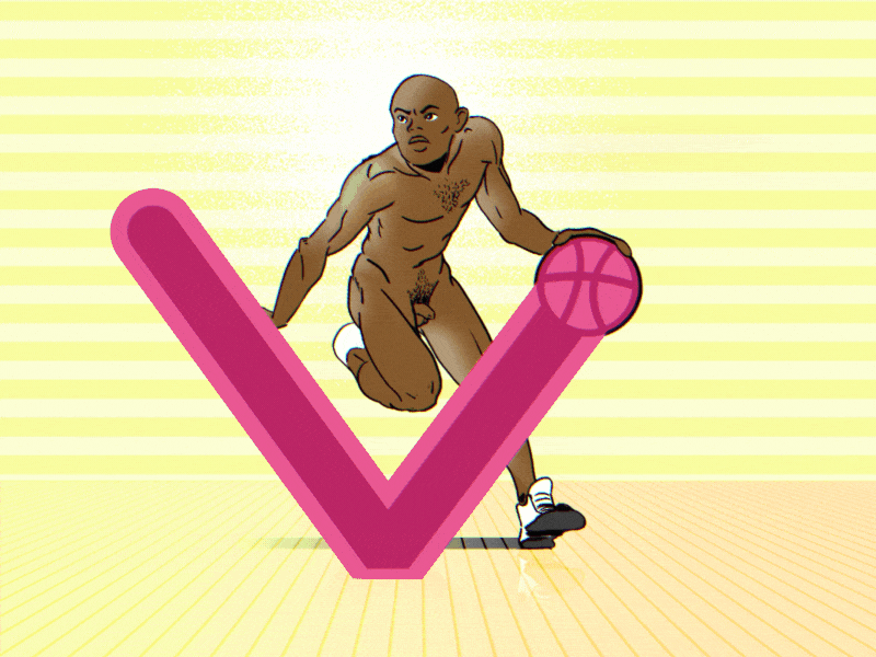 Determination! anatomy animation character debut illustration lighting male nude scene sport