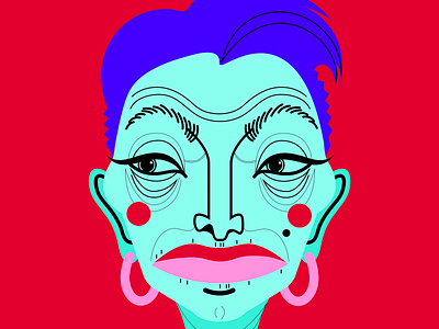 Lady design illustration vector
