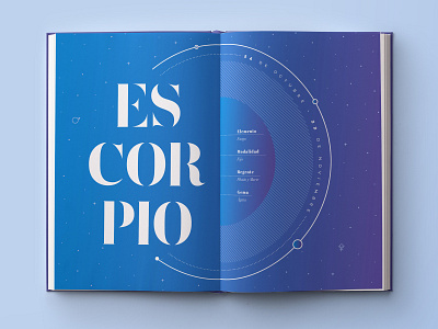 Predicciones 2018 / book layout astrology book art editorial design layout print design