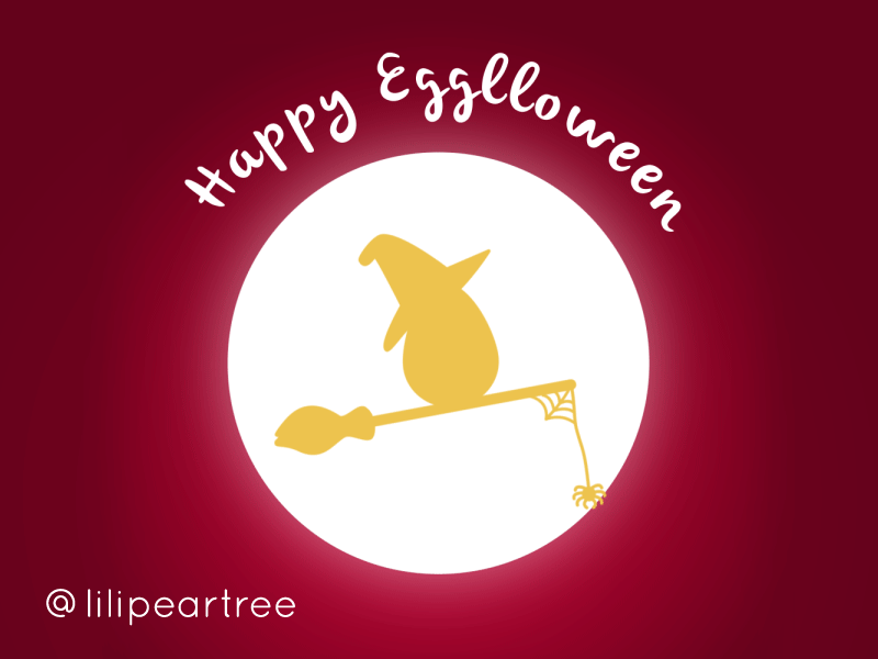Happy Egglloween 2d 2d animation adorable after effects character animation cute egg egglloween freelancer halloween illustration lili pereira liliana pereira lilipeartree motion motion design motion designer motion graphics portugal