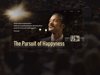 Design concept film Pursuit of Happyness