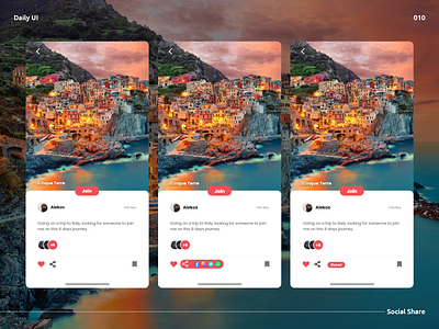 Daily UI 010 | Social Share