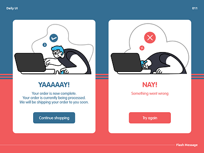 Daily UI 011 | Flash Message