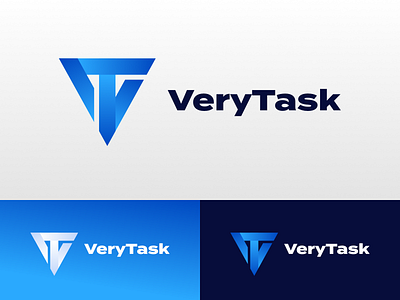 VeryTask Logo Exploration app branding flat graphic design logo minimalism vector