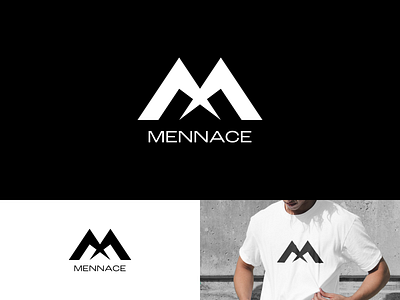 Mennace Logo Redesign brand design branding design flat graphic design logo minimalism vector