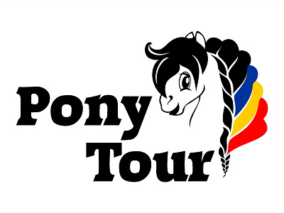 Ponytour horse horse logo logo pony pony logo
