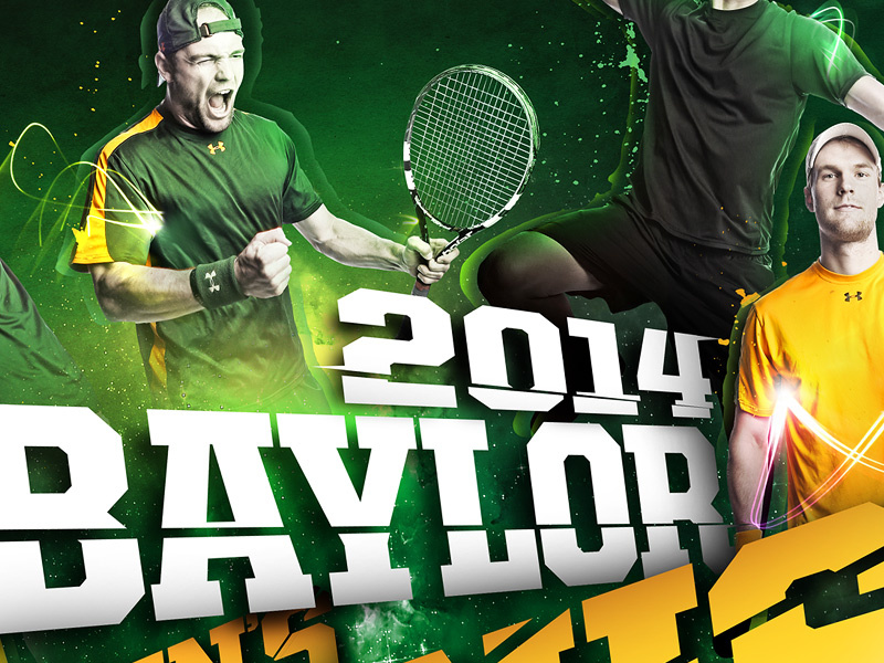 2014 Baylor Men's Tennis baylor tennis waco ncaa logo sports college team bears university