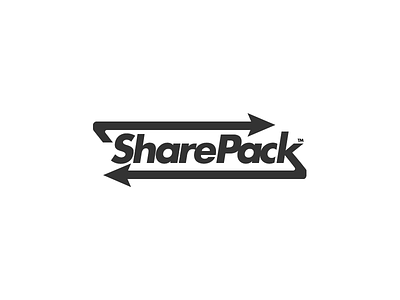 SharePack — Logo arrow branding logo sharepack