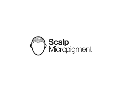 Scalp Micropigment branding logo medical scalp micropigment