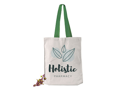 Holistic Pharmacy Tote branding design logo product design