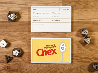 Mercer's Perception Chex branding design