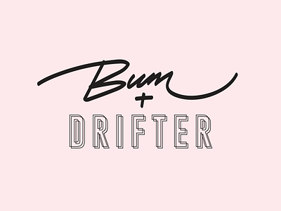 Bum + Drifter Logo