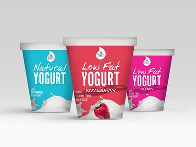 Download Yogurt Packaging Design By Afdzal Ahmad On Dribbble