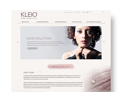 Kleio Website design interface kuala lumpur malaysian designer uiux web web design website