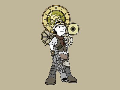 Steampunk boy