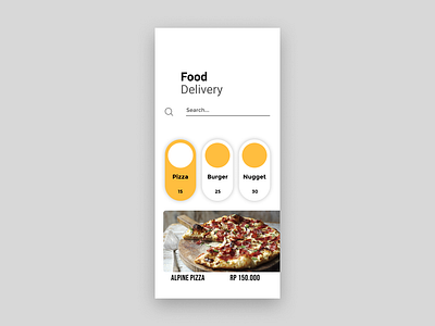 Fast food delivery app design ui ux