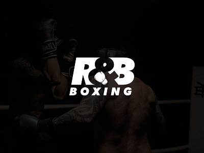 R&B Boxing logo boxing brand branding business logo sports