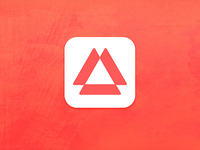 New Prismatic Icon app app icon icon ios minimal prismatic red white