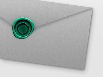 Envelope envelope photoshop wax seal