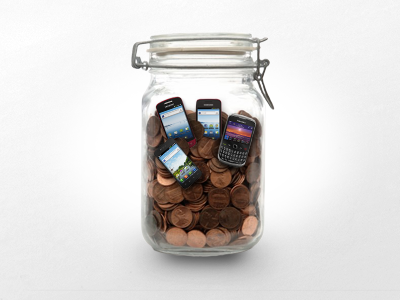 Penny Jar jar pennies penny phone smartphone