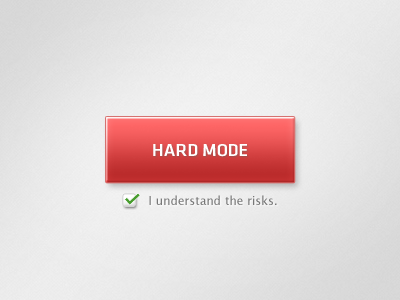 Hard Mode button checkbox hard mode ui