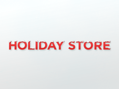 Holiday Store holidays snow store type