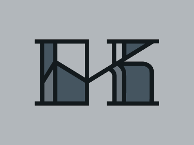 K drop cap k lettering typography