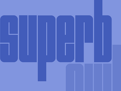 Superb Owl shima superbowl type design typography