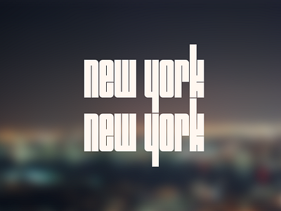 new york new york font new york shima type design typography wim crouwel