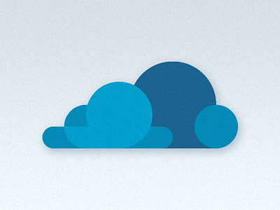 Cloud blue circle cloud geometry illustration vector