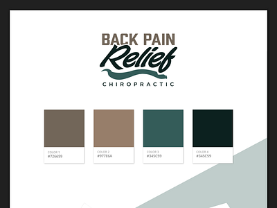 Back Pain Relief Chiropractic Branding