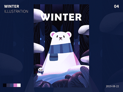 winter design illustration