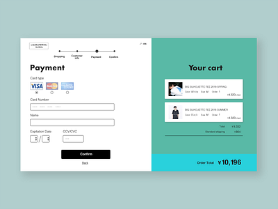 Daily UI  #002 Credit Card Checkout