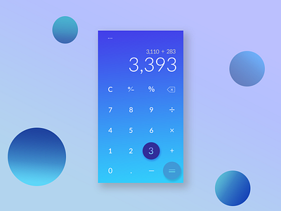 Daily UI #004 Calculator calculator daily ui daily ui 004 dailyui design photoshop ui webdesign