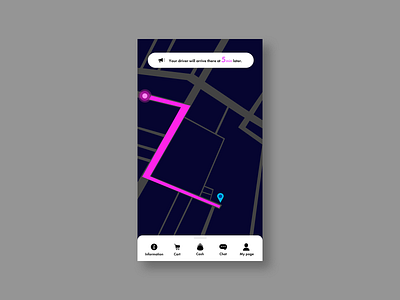 Daily UI  #020 Location tracker