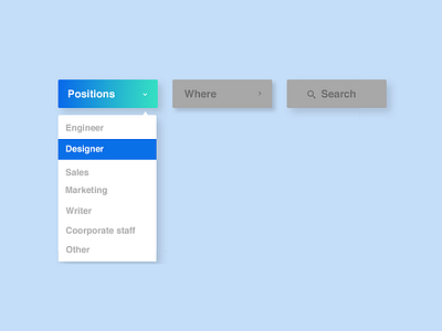 Daily UI  #027 Dropdown